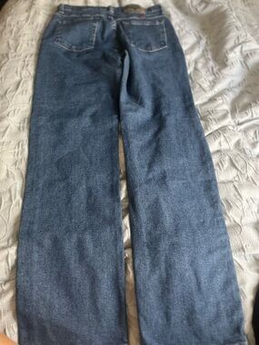 Wrangler Men's Bootcut Jeans in Dark Blue Denim